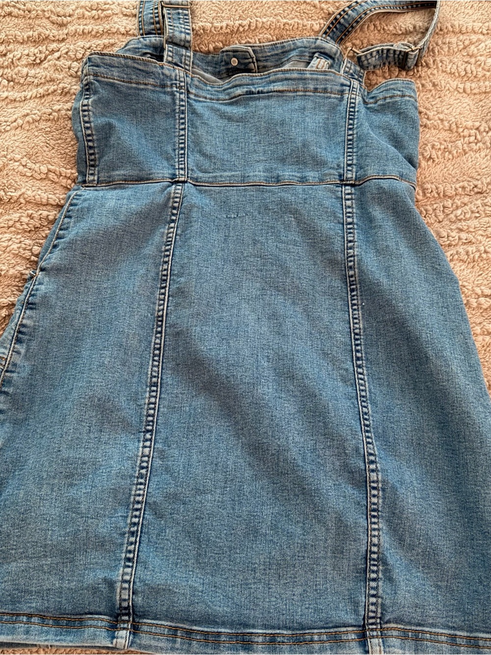 SOLD H&M Light Blue Denim Button-Front Dress size: M - Picture 3 of 7